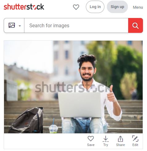 indian man stock image 