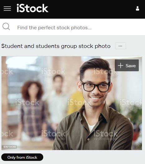indian student stock image