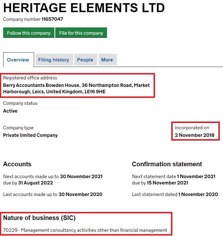 heritageelements scam fake registration 2