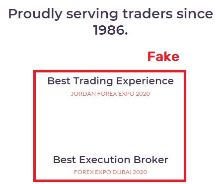 metatradefx scam fake awards