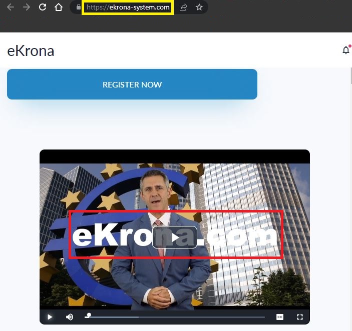 ekrona system scam video