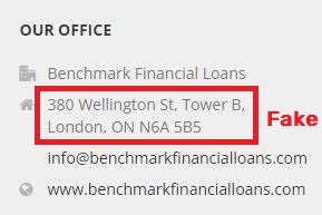Benchmark Financial Loans benchmarkfinancialloans scam contact us