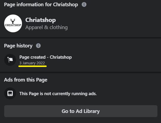 chriatshop scam facebook page 2