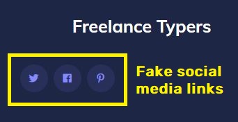 freelancetypers scam fake social media links