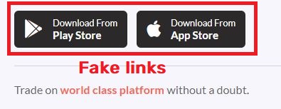 fake app links