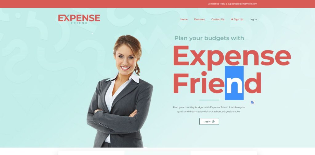 expensefriend Austin Sphere Ltd Clubhouse Solution Kft scam home page