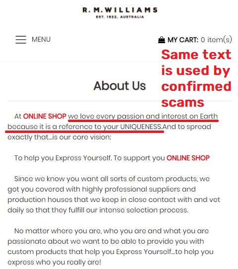 rmbestdeals scam uniqueness scam network about us