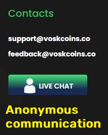 Voskcoins scam contacts