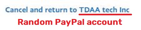 Suneveryday scam paypal TDAA tech inc