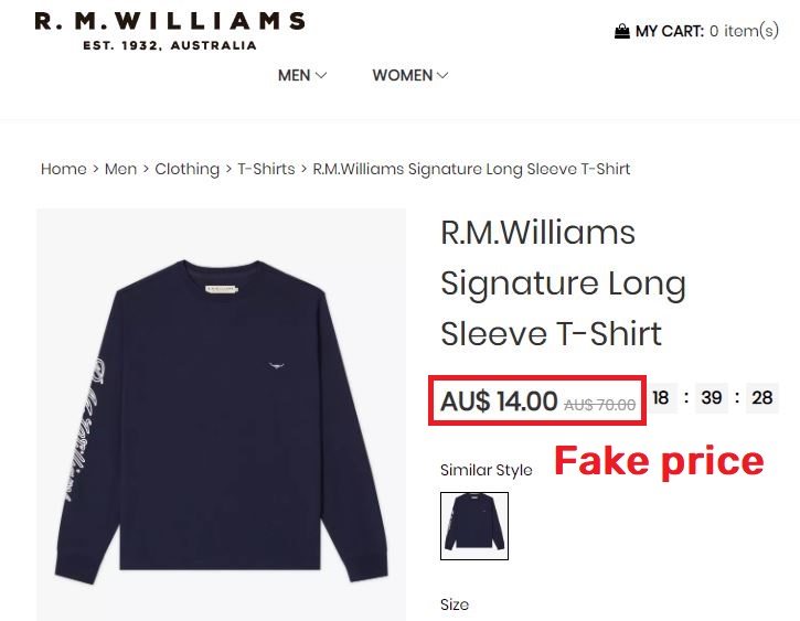rmbestdeals scam tshirt fake price