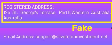 fake Australia address