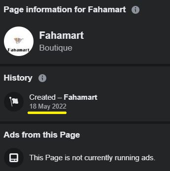 fahamart scam facebook page
