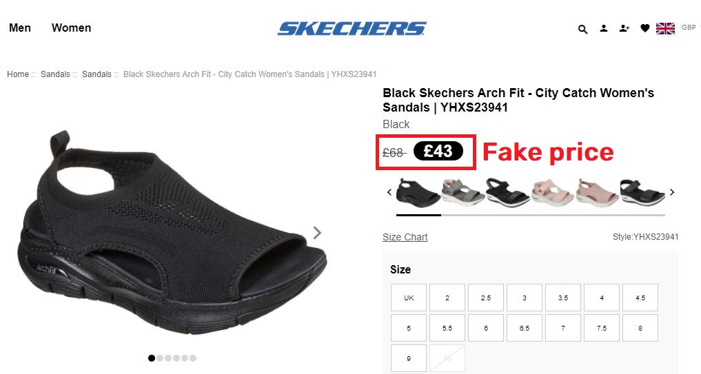 Skechersfactoryoutletsuk fake price 1