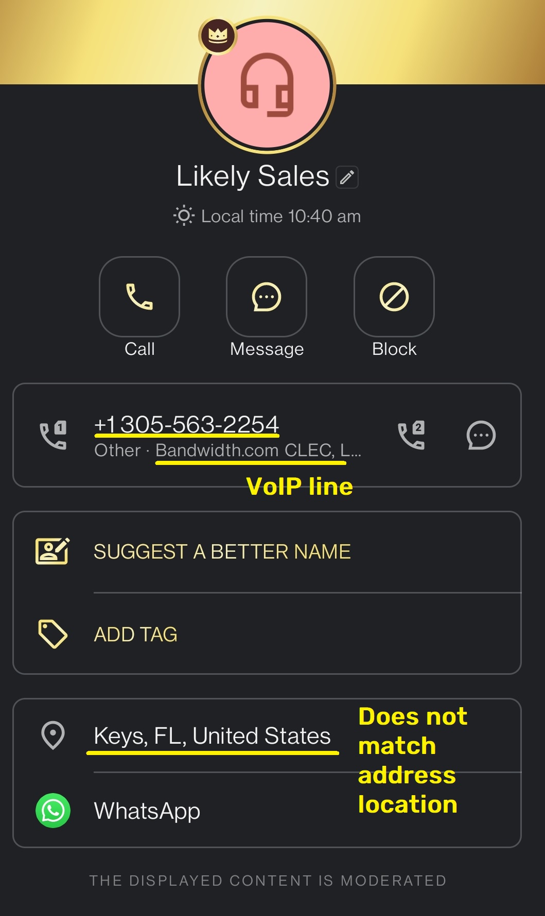 Idormain scam voip phone number