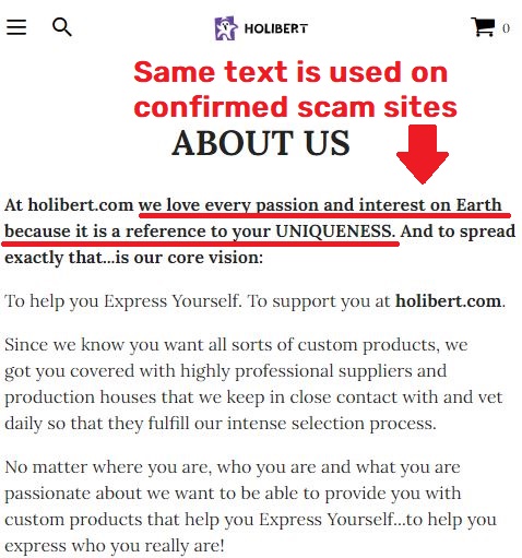 holibert scam uniqueness network china