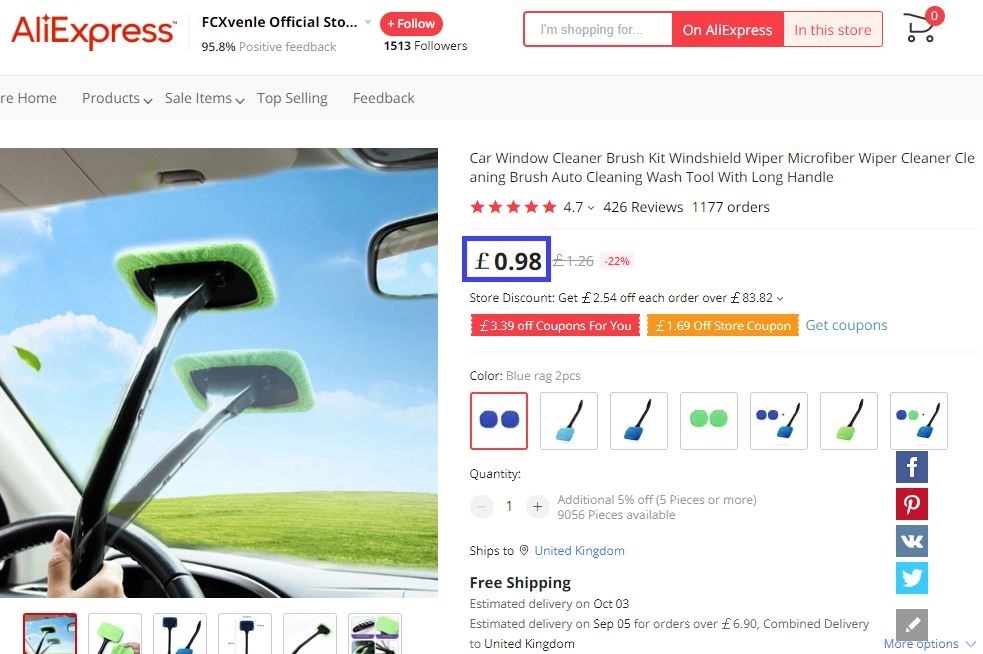 aliexpress windshield cleaner real price