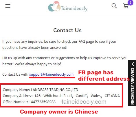 taineideocly scam landbase trading