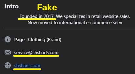 fake facebook info 1