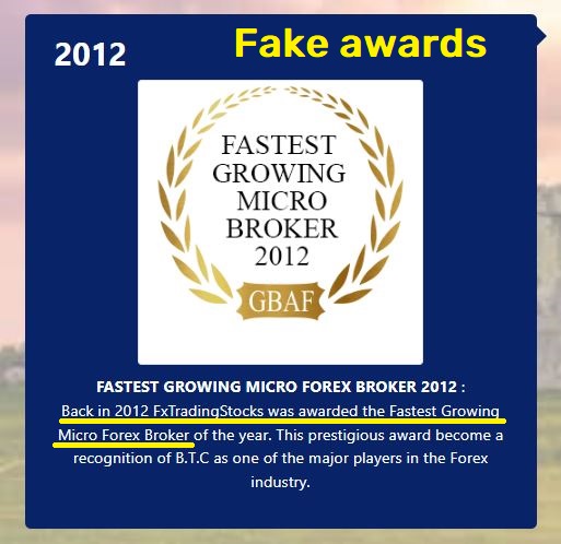 Fxtradingstocks scam fake website age 2