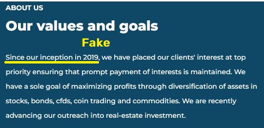 trusts-wealth scam fake website age 1