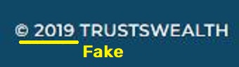 trusts-wealth scam fake website age 2