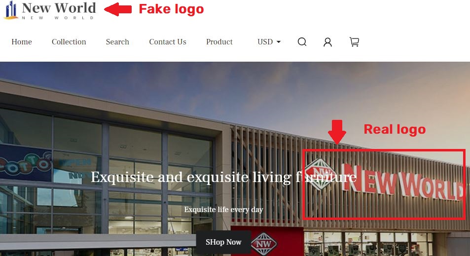 Bbviplink scam fake new world logo