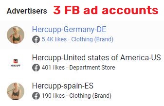 hercupp scam facebook ad accounts