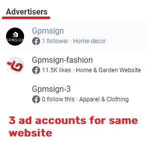gpmsign scam facebook ad accounts