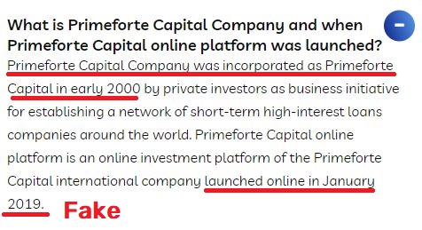 primeforte capital scam fake website age 1