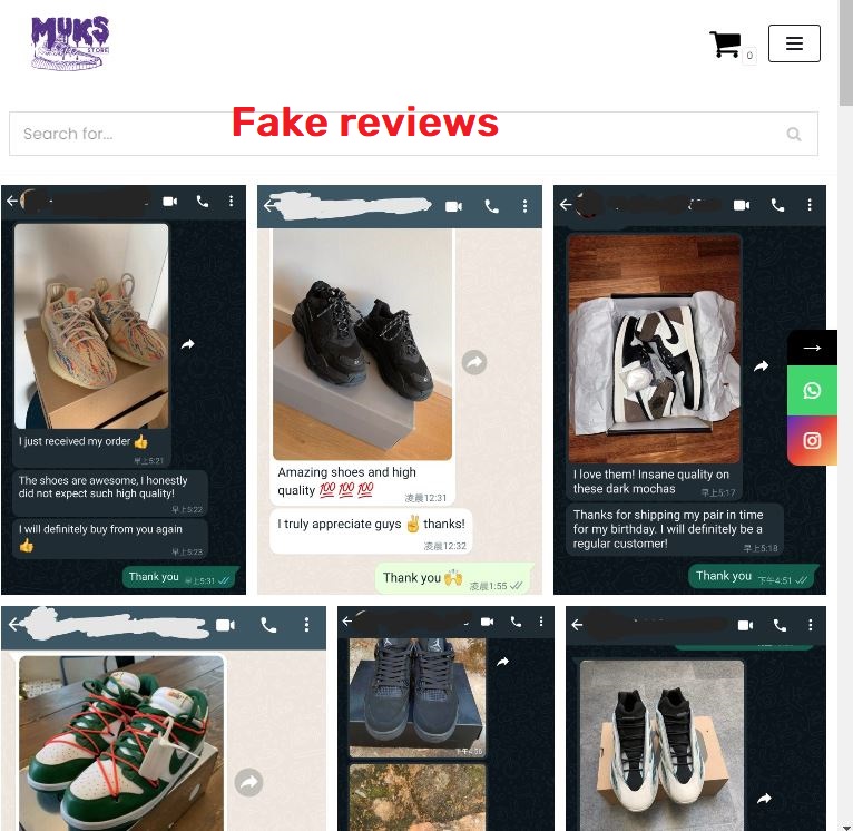 muks store muksstore scam fake reviews