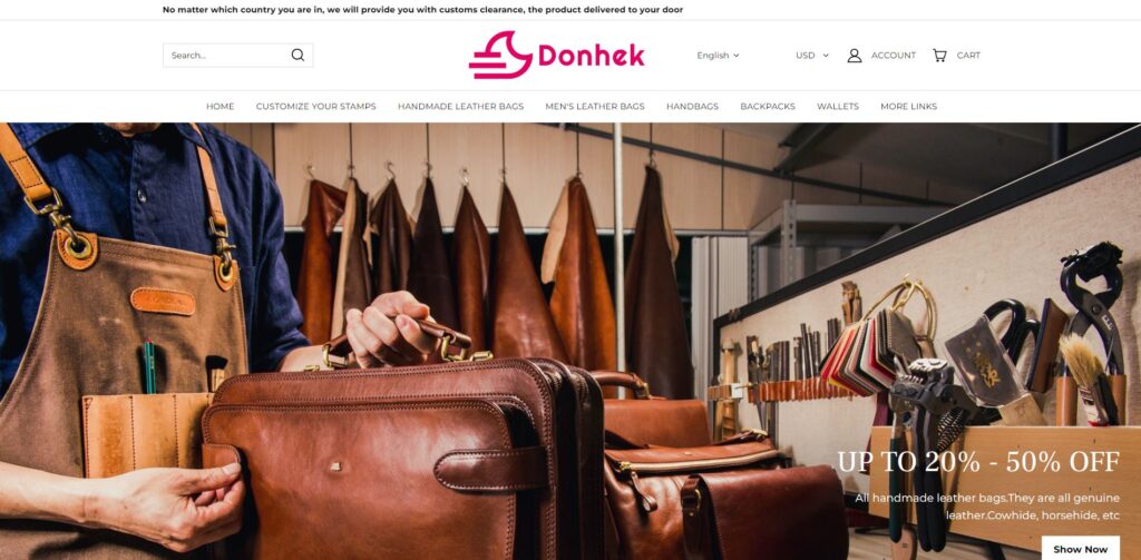 donhek scam home page