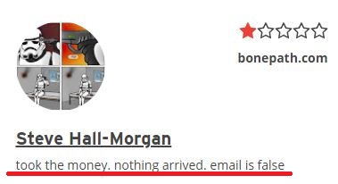 bonepath scam review 2 scamadviser