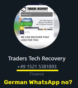 tradersfundsrecovery traders fund recovery scam whatsapp 
