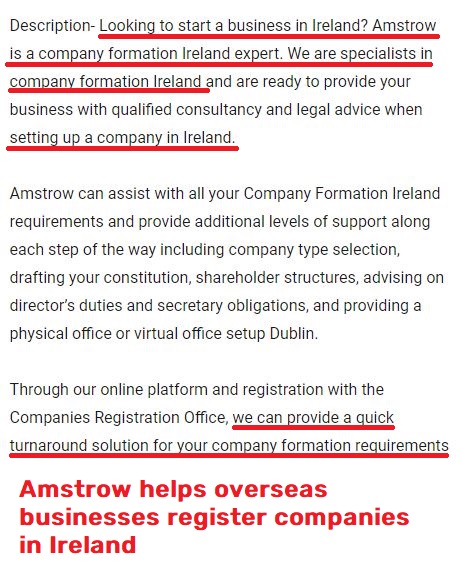 amstrow corporate services