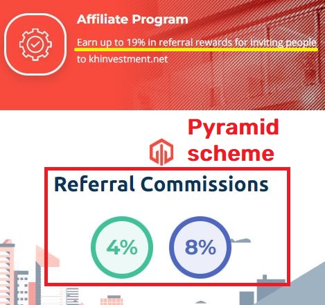 khinvestment scam pyramid scheme