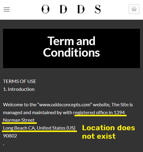 oddsconcepts scam fake terms and conditions