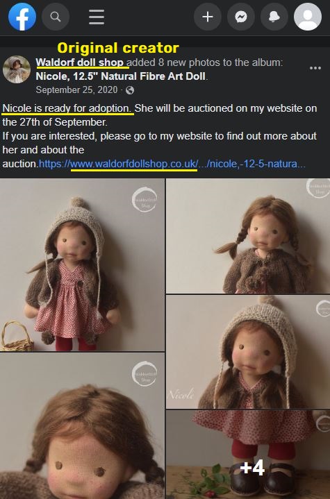 waldorf doll shop facebook nicole