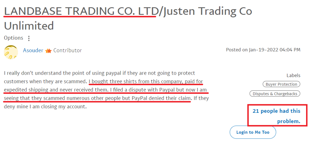 landbase trading co limited scam review 3