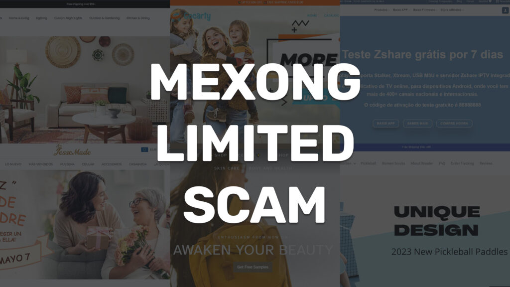 mexong limited scam collage