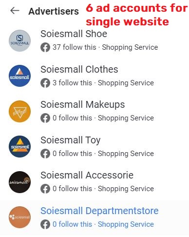mexong limited scam soiesmall facebook ad accounts