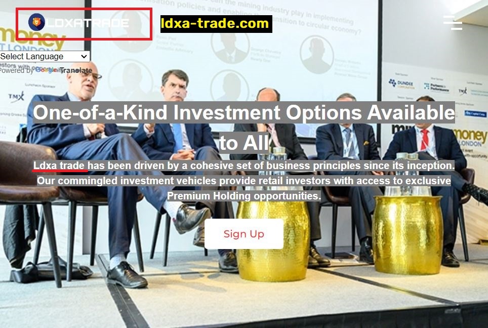 ldxa trade investments scam copied image