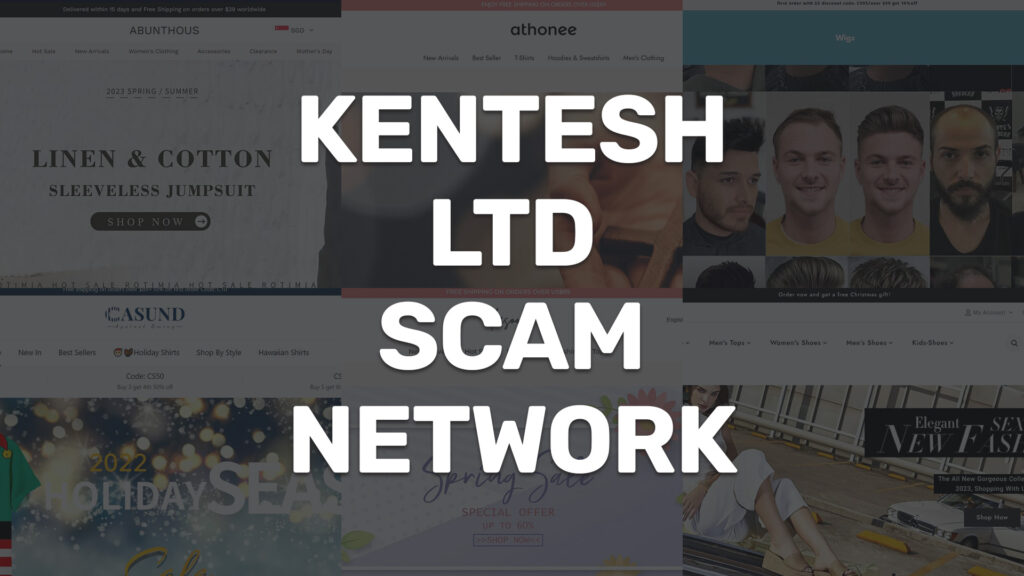 kentesh ltd uk scam network website home page collage