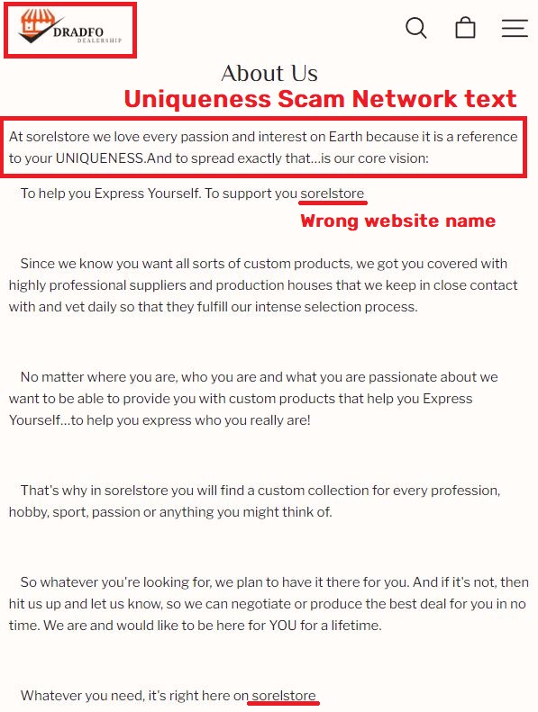 kentesh ltd scam dradfo uniqueness scam network