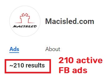 macisled scam facebook active ads
