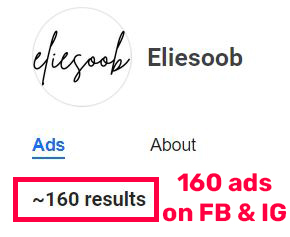 eliesoob mexong scam facebook active ads