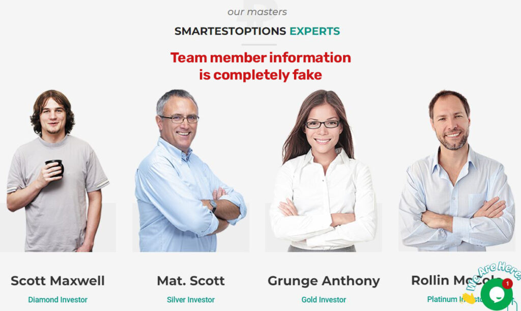 smartestoptions smartest options scam fake team members