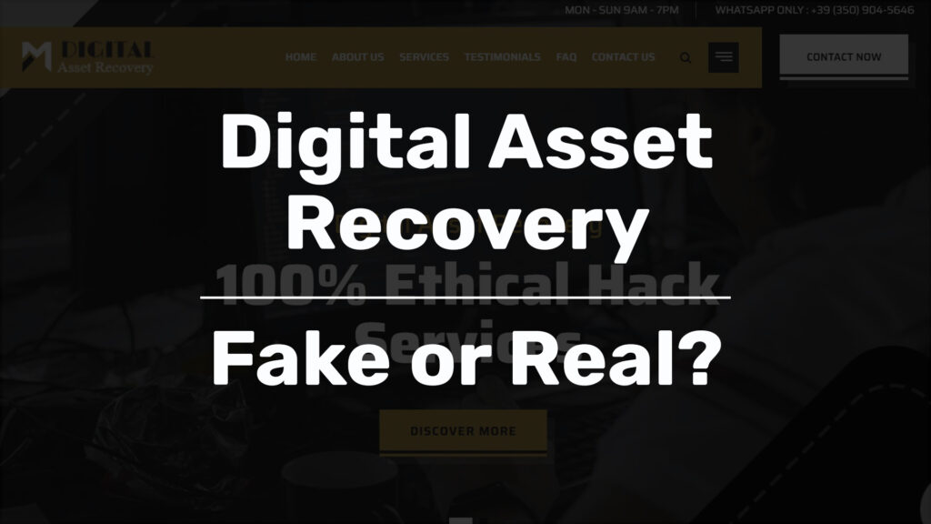 digital asset recovery digitalassetrecovery.info scam review fake or real