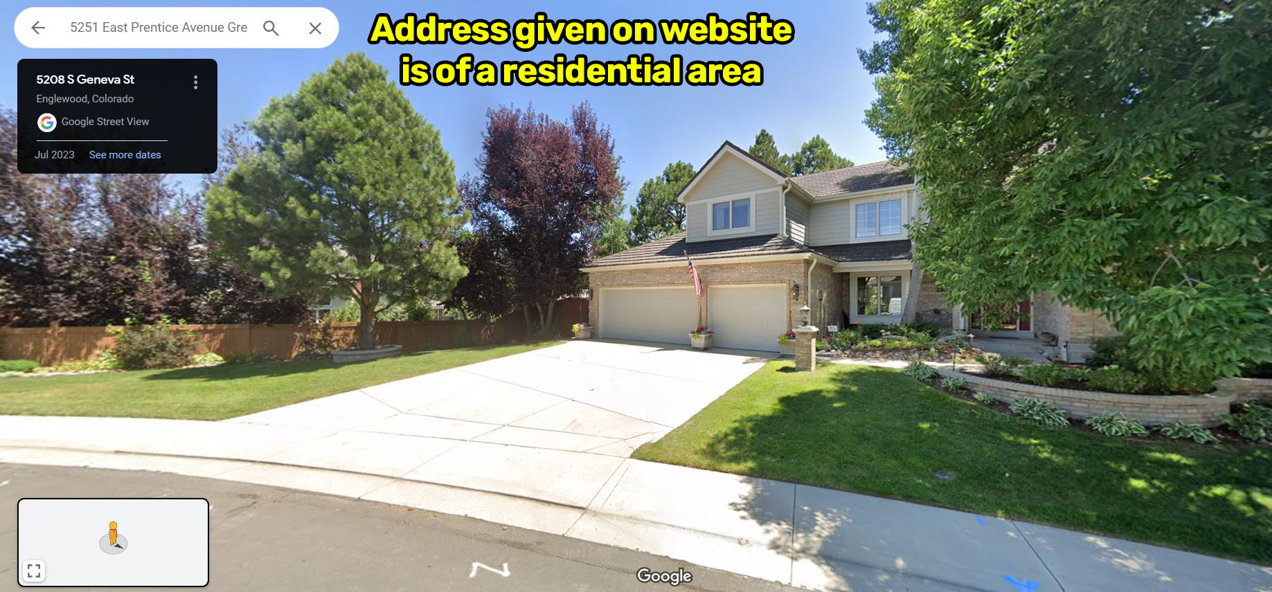 Fashiongiegie scam fake address