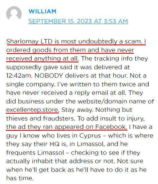 sharlomay ltd scamdetector review 1