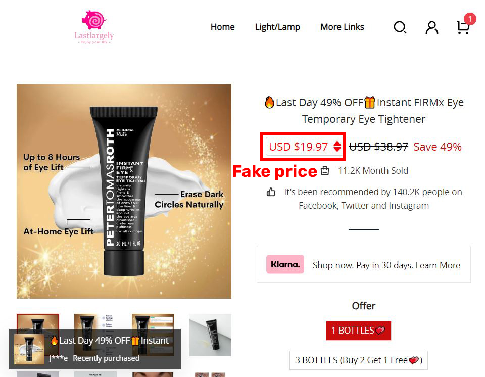 lastlargely scam review firmx cream fake price